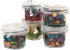 Paylak Storage Containers Stackable Interlocking Detachable 5 For Beads Crafts Medicine Small Items 2" Round...