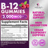 B12 Gummies for Adults, Extra Strength Energy 3000 mcg - B-12 Energy Metabolism & Immune System Support - Chewable Dietary Supplement for Adults &...