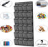 homyfort Over the Door Shoe Organizer, Hanging Shoe Rack Storage Holder with 24 Large Pockets for Closet Door, Men Women Kids Shoes, Cruise (Black...