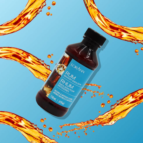 LorAnn Oils Rum Bakery Emulsion: Realistic Flavor, Ideal for Enhancing Boozy Notes in Baked Goods, Gluten-Free, Keto-Friendly, Extract Alternative...