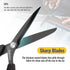 Damita 8.5" Heavy Duty Sewing Scissors - Black Titanium Coated, Premium Forged Fabric Scissors With TPR Grip Handles for Tailor, Leather, Dressmak...