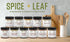 Premium Authentic Lebanese Zaatar by SPICE + LEAF - Vegan Kosher Preservative Free Spice Blend Used for Middle Eastern Flavor, 3.5 oz...