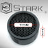 Stark Industries High Performance 500 Watt Max Power Neodymium Silk Dome Tweeters - 4 Pairs Super High Frequency Mini Car Audio...