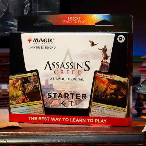 Magic: The Gathering - Assassin’s Creed Starter Kit | Learn to Play Magic with 2 Assassin’s Creed-Themed Decks | 2 Player Collectible Card Game fo...