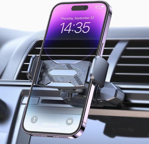 OQTIQ CD Phone Holder for Car, CD Player Phone Mount with Ultra Sturdy Expandable Spring-Loaded Grip & 360 Degree Pivot, CD Slot Car Phone Holder ...