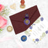 Yoption Wax Seal Stamp Gift Box Kit, 6 Pieces Flowers and Animals Sealing Wax Stamp Heads with 1 Wooden Hilt Set, Wax Stamp Kit for Envelopes Invi...