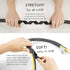 10-ft Cable Slinky Soft and Flexible Rubber Spiral Cord Wrap (2-ft X 5 pcs) Black...