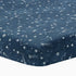 Lambs & Ivy Sky Rocket Blue Stars/Galaxy/Space 100% Cotton Fitted Crib Sheet...