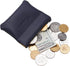 Travelambo Leather Squeeze Coin Purse Pouch Change Holder For Men & Women 2 pcs set...