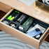 Interlocking Drawer Organizer Bins, Durable Plastic, Various Sizes for Custom Layout Design, Great for Desk Drawer, Tool Box or Garage Organizatio...