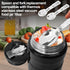 Replacement Foldable Spoon and Fork Set Compatible with Thermos Funtainer 16oz Food Jar, Stainless Steel Spoon Salad Spork Portable Outdoors, Dish...