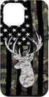 Deer Hunting Camouflage American Flag Whitetail Buck USA Case for iPhone 12 Pro Max...