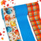3 Roll Fall Wired Edge Ribbon 30 Yards 2.5 Inch Blue Orange Autumn Thanksgiving Pumpkin Buffalo Plaids Ribbon for Bow Wreath Craft Gift Wrap Farmh...