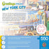 Masterpieces 550 Piece Jigsaw Puzzle for Adults and Family - Greetings from New York - 18"x24"...