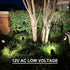 GOODSMANN Low Voltage Landscape Lights Landscape Floodlights Spotlights 3W LED 200 Lumen with Replaceable Bulb 12V AC with Metal Stake Cable Conne...