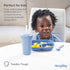 Re-Play - 4 Pack 7.37" Divided Plates with Deep Sides for Baby, Toddler & Child Feeding - BPA Free - Made in USA from Recycled Milk Jugs - Modern ...