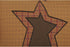 VHC Brands Stratton Applique Star Pillow 12x12 Country Primitive Bedding Accessory, Tan...