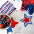 Patriotic Star Cutouts Glitter Cutouts Kit 4th of July Decoration for Independence Day 45 Pieces...