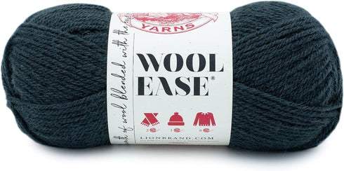 Lion Brand Yarn Wool Ease Yarn, 1 Pack, Flint......
