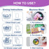 Laundry Detergent Sheets, 200 Loads Lavender Laundry Soap Strips - No Plastic Jug Travel Portable Liquidless Washing Supplies Eco-Friendly Hypoall...