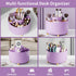 360° Rotate Makeup Brush Holder Organizer, Makeup Organizers Countertop, Makeup organization and Skincare Storage for Vanity, Desktop, Bathroom (P...