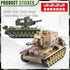 1:72 US Army Tank ? Army Men Toys Playset, includes 2pc US Tank-7 Models with 10pc Toy Soldiers, Desert Tan and Olive Drab Green, Perfect Military...