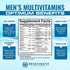 Benevolent Nourishment Multivitamin for Men - Supports Energy & Overall Health - Essential Daily Vitamins for Men, Biotin, Magnesium, Zinc & Antio...