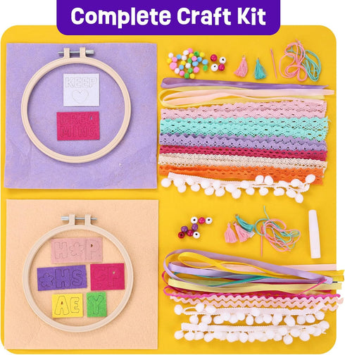 LAOESE Dream Catcher Kids Craft Kits - 2 Set Wall Hanging Arts and Crafts - Art Supplies Crafts Gift for Teens, Kid Toys Birthday Gift for Girls A...