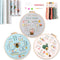 REEWISLY 3 pcs of Embroidery kit with Patterns and Instructions, DIY Adult Beginner Cross Stitch Kits, Including 1 Plastic Embroidery Hoop, 1 Pair...