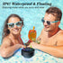 Bluetooth Shower Speaker, Portable Bluetooth Wireless Waterproof Speaker for Pool, Floating IP67 LED Light Bathroom Speaker with Suction Cup, Buil...