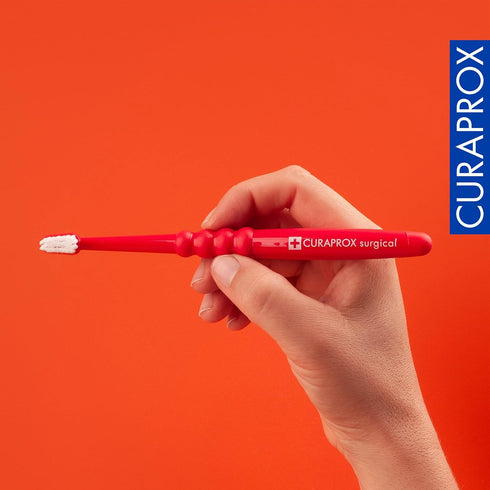 Curaprox CS Surgical Mega-Soft Toothbrush, Red...