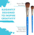Princeton Select Artiste, Mixed-Media Brushes for Acrylic, Oil, Watercolor Series 3750 Wave Oval Mop Synthetic, Size 3/4 Inch...