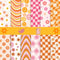VIVIQUEN 24 Sheets Little Orange Daisy Double-Sided Scrapbook Paper 30x30cm Flower Craft Paper Folded Flat for DIY Decorative Background Card Maki...