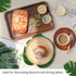 74 Pcs 7 Kinds Artificial Palm Leaves Tropical Fake Leaves, Monstera Leaf for Safari Jungle Hawaiian Dinosaur Luau Party Table Decoration Wedding ...