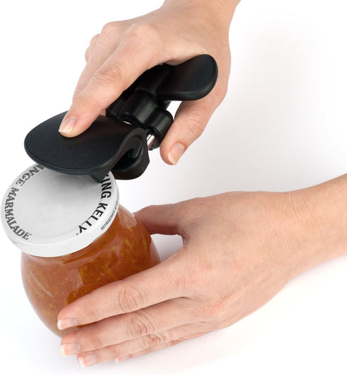 Soft Edge 3-in-1 Ambidextrous Safety Can Opener Jar Opener and Bottle Opener...