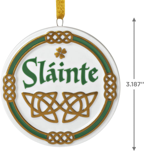 Hallmark Keepsake Christmas Ornament 2020, An Irish Toast Sláinte, Porcelain (1799QGO1991)...