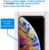 IFLASH iPhone XR, iPhone 11 Glass Screen Protector, Crystal Clear Tempered Glass Screen Protector for Apple iPhone 11 / XR 6.1 2018 2019 - Case Fr...