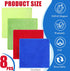 8 Packs Magnetic Cleaning Cloth Microfiber Dry Erase Eraser Magnetic Whiteboard Eraser Washable Dry Erasers for Whiteboard Dry Erase Cloth for Cla...