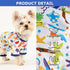 Dog Pajamas Pjs Spring Summer Dog Clothes for Small Dogs Girl - Boy - Medium Size Dogs, Soft Stretchy Puppy Clothes Doggie Onesies Cat Pet Jammies...