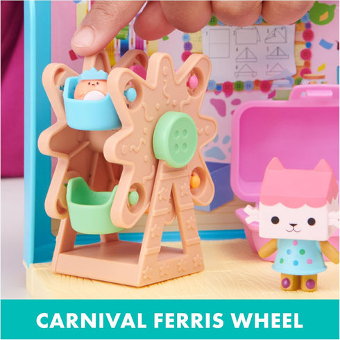 Gabby's Dollhouse, Baby Box Cat Craft-A-Riffic Room with Exclusive Figure, Accessories, Furniture and Dollhouse Delivery, Kids Toys for Ages 3 and...