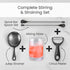 A Bar Above Gold Julep Strainer, Premium 304 Stainless Steel Cocktail Strainer with Rounded Handle, Bartender Mixing Tool for Home and Professiona...