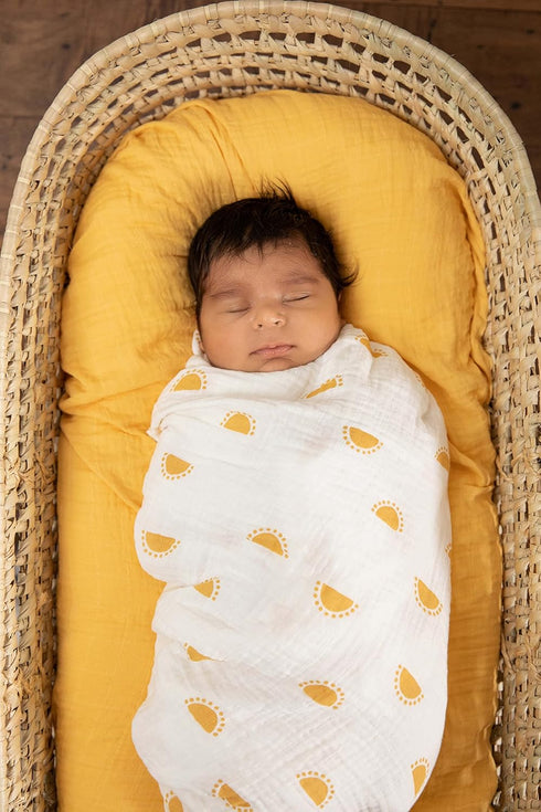 Muslin Swaddle Baby Blankets for Baby Girl or Boy, Soft and Breathable Oeko-Tex Cotton Muslin Baby Blanket, Newborn Swaddling Wrap, Receiving Blan...