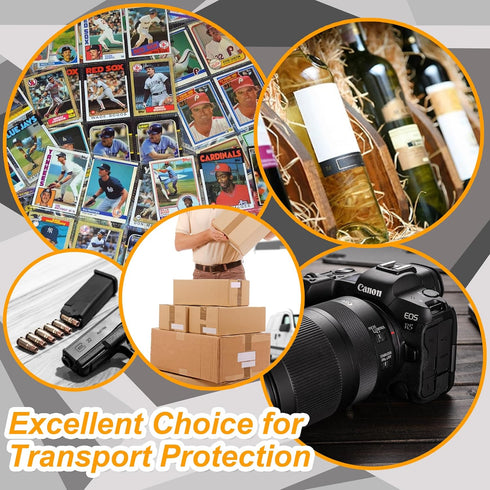Foam Card Dividers - 24 PCS Card Dividers for Storage Boxes Multifunction Foam Dividers for Trading Cards Shock Absorbing Foam Block for Sport Pla...