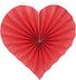 Red Heart Valentines Party Hanging Decorations Paper Fans Wedding Anniversary Bachelorette Bridal Shower Baby Shower Birthday Party Photo Backdrop...