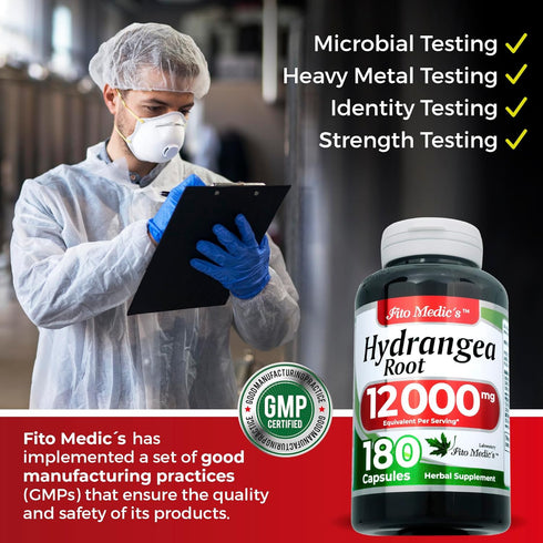 FITO MEDIC'S Lab | hydrangea root | hydrangea root capsules |180 capsules | 12000 mg | hydrangea | hydrenga pills | hydrangea supplement | Ultra h...
