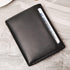 Mens Wallet with Chain, Genuine Leather Trifold Wallet RFID Blocking Anti-Theft Chain for Biker, Motorcycle(Black)...