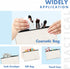 8 Pack Canvas Pencil Pouch, DIY Craft Zipper Bags Blank Makeup Bags Multifunctional Pouches Pencil Case for Cosmetic Toiletry Stationary (Beige, 8...