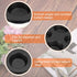 uxcell Cupcake Pan, 6-Cup Non-Stick Muffins Pan Round Cupcake Tins Baking Pan Bakeware Carbon Steel Cake Molds for Baking, Making Muffins Cakes, B...