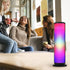 Aduro LED Wireless Speaker with Pulsating Lights, Wireless Color Changing Portable Outdoor Party Tower Speaker Universal, Black...
