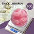 Loofah Sponge 60g Shower Pouf Dual Material Loofah for Men for Women Bathing Accessories-Blue, Purple, Red 3 Pack...
